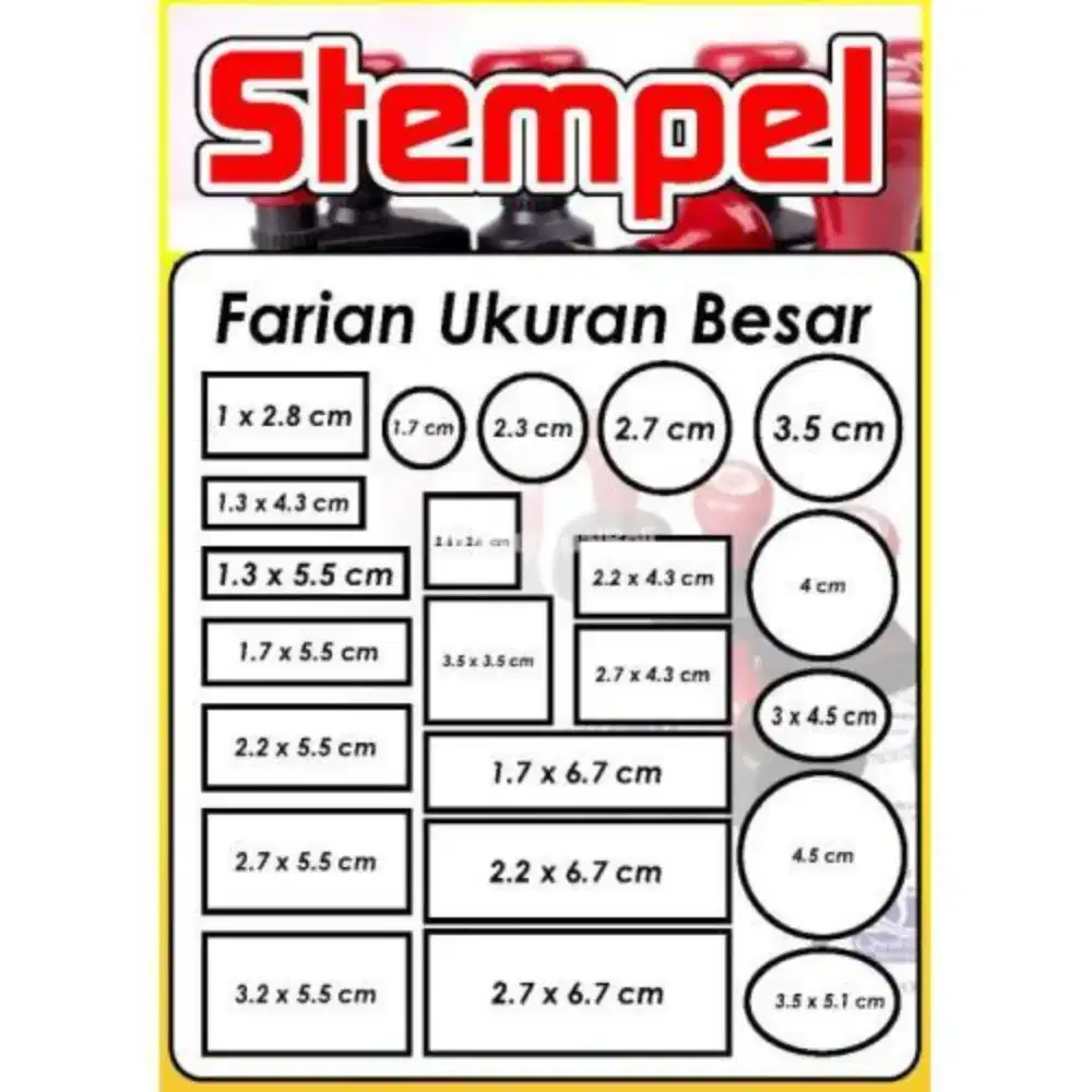 Stempel murah meriah