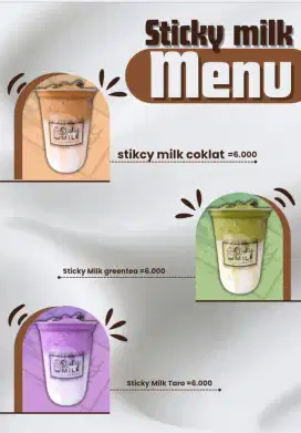 Minuman sticky milk