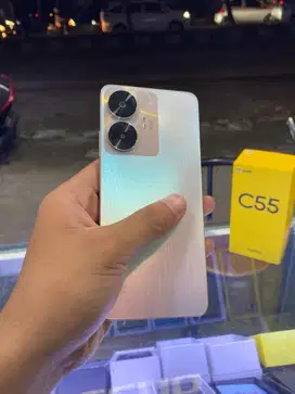 REALME C55 6/128, Pemakaian Belum lama, Lengkap, Bergaransi.