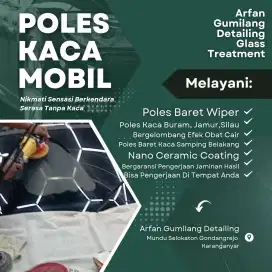 Poles Kaca Baret Buram Silau