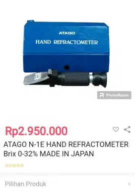 Hand refractometer alat ukur Made in japan