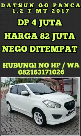 DATSUN GO PANCA 1.2 T MT 2017 DP 4 JUTA