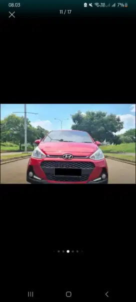 Hyundai Grand i 10 x tahun 2016, plat R cilacap, pemakai langaung