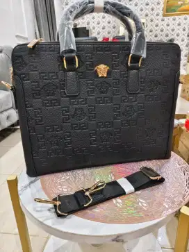 Tas Office kulit berkualitas motif versus