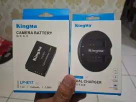 Batre KingMa LP E17 ( buat camera canon M3, M5, M6, 200D dll )