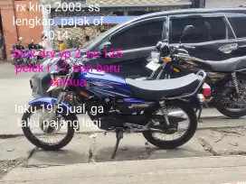 Rx king 2003 warna biru asli