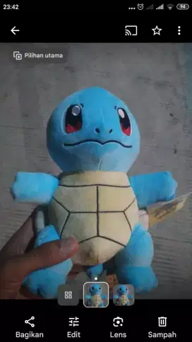 Jual boneka pokemon squirtle plush doll