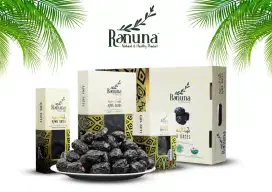 Ajwa Madinah ORGANIC merek Ranuna 1kg