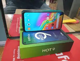 Infinix HOT 9 ram 4/128 GB lengkap normal tanpa kendala