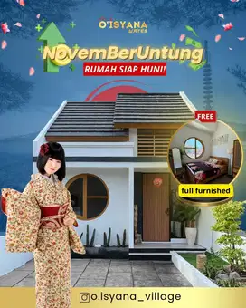 Rumah Jogja Siap Huni 300 Jutaan Ala Jepang Dalam Cluster Jalan Wates