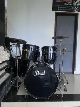 Drum pearl seri target full set simbal kursi