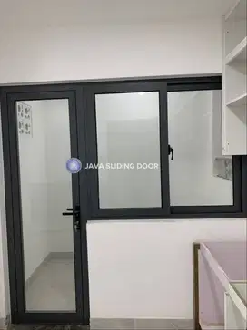 Pintu Jendela Kaca alumunium, pasang service Bandung | Javaslidingdoor