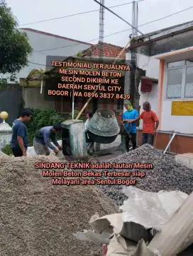 Mesin Molen Beton Trindo Second Termurah Sentul City