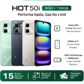 Infinix Hot 50i Nfc 6/128 gb New Garansi Resmi