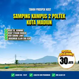 Kavling Cantik Lokasi Kota Madiun, cocok Investasi Masa Depan