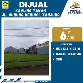 DIJUAL Kavling Jalan Gunung Kerinci Tanjung Bunga