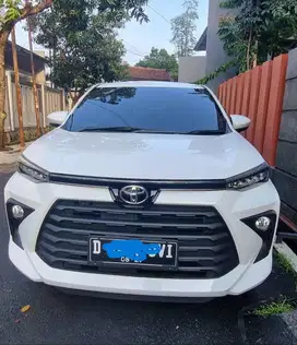 AVANZA 1.5 G CVT MATIC PUTIH 2022 KILO METER 22 RB AN (KM ORISINIL)