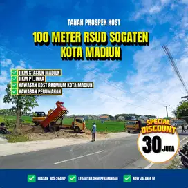 Investasi Cerdas di Kota Madiun, Kavling Prime Location, Samping RSUD