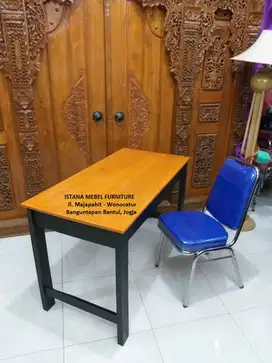 Paket Set Meja Kursi Busa Komputer Kerja Kantor Belajar Tulis Kost #BT