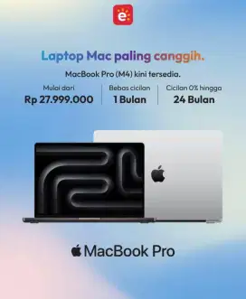 Macbook Pro M4 Resmi iBox , Kredit Pakai KTP Saja 0%