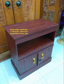 Almari Lemari Meja Rak TV Televisi Aquarium Dispenser Akuarium Kayu #B