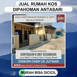 RUMAH KOS KEDAMAIAN DJUAL MURAH BISA DICICIL