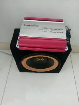 amplifier mobil 4 channel 4x600 watt + woofer Legacy