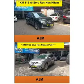 Nsn Xtrail 2.5 2 UNIT Srvc Rec Nsn 2015 AT Hitam dan Plat F Istimewa