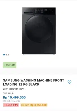 Mesin cuci samsung 12kg