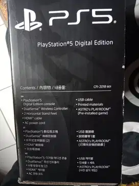 PS5 Playstation 5 Digitall edisi dapet hadiah