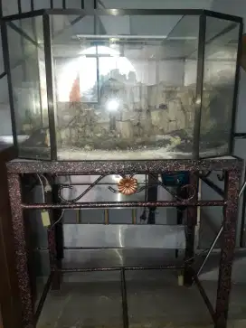 jual aquarium+Rak+batu aquarium+air rator