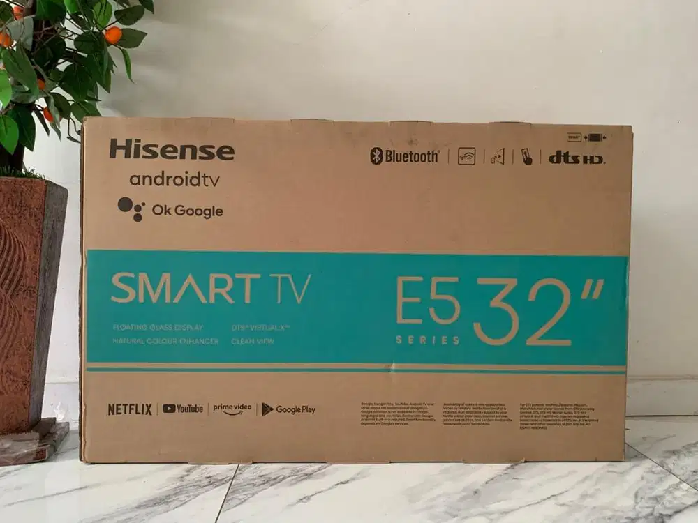 Hisense 32E5G Android TV Garansi Resmi