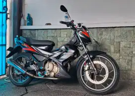 Satria fu 150 ckd 2007 hitam abu2