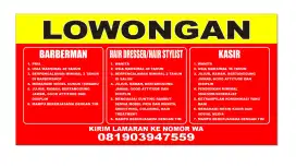 Lowongan Salon dan Barbershop