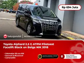 [PILOT SEAT] Toyota Alphard 2.5 G ATPM Facelift Black 2018/2019