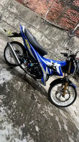 SATRIA FU 150  Tahun 2015  Full Aksesoris SIAP PAKAI