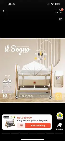 tempat tidur bayi