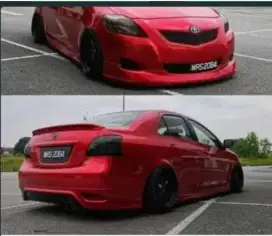 BODYKIT MODIFIKASI VIOS GEN 2 MODEL -2 SUDAH TERMASUK PASANG DAN CAT