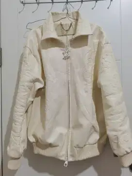 jaket kulit LV ori