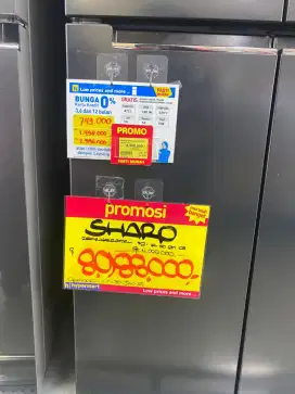 Kulkas sharp 4 pintu!! Segampang itu Cukup KTP dengan Home Credit!