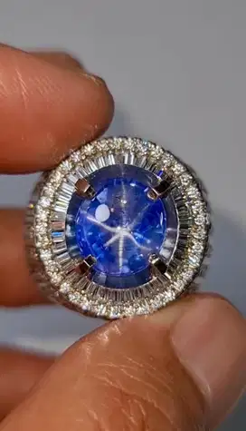 Natural Blue Sapphire Star Srilanka 6 CT up Top Star Good Quality GRi