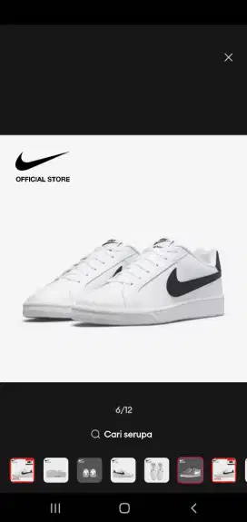 Nike Sepatu Pria Court Royale - Putih [749747-107]