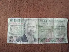 Uang Mexico 500 pesos