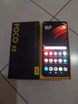 Poco X5 5G ram 8/256 lengkap mulus