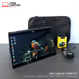 Dell Latitude 7389 2in1 Core i7 Tablet Touchscreen Laptop Second Bekas