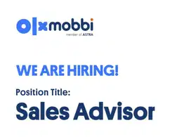 Lowongan Sales Advisor Olxmobbi Astra