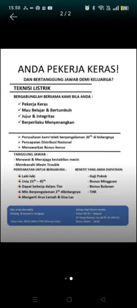 Teknisi listrik