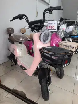 Jual Sepeda Listrik Exotic Ev 928 Soft Pink