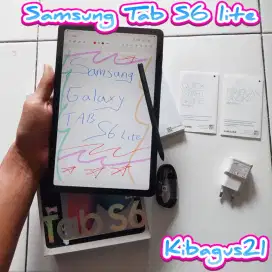 Samsung Tab S6 lite mulus Fullset S-pen ORI SEIN