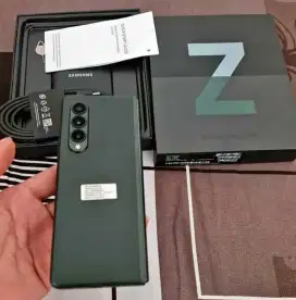 SAMSUNG ZFOLD 3 12/256 ORIGINAL SEIN FULLSET ( PHANTOM GREEN )